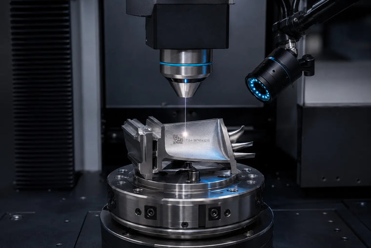 Aerospace Parts Laser Marking & Vision Traceability System