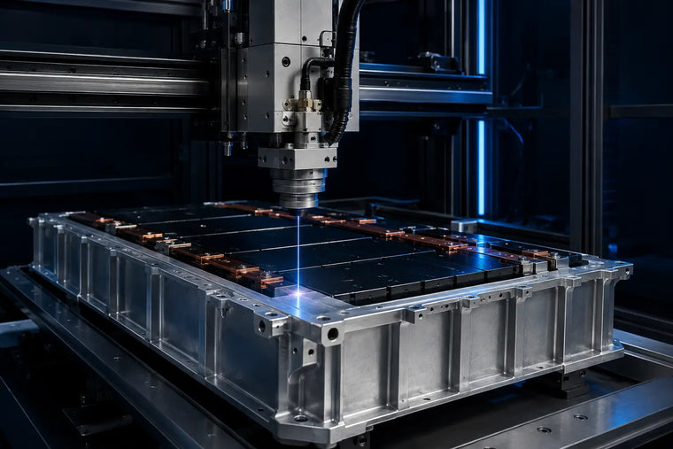 Power Battery Laser Cleaning & Surface Pretreatment System