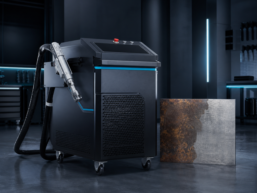 Pulsed Laser Cleaning Machine 100W–500W