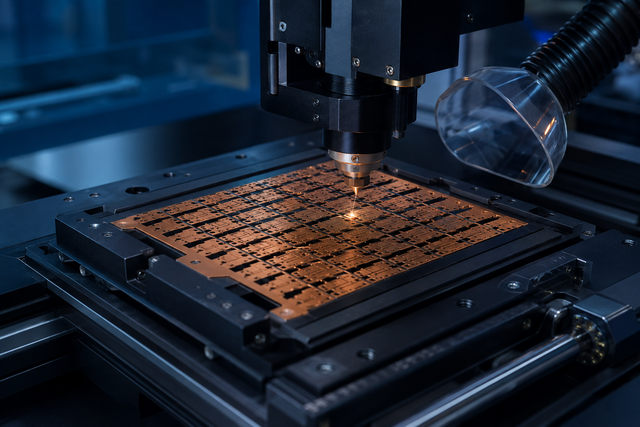 Precision Laser Cutting System for Semiconductor Lead Frames