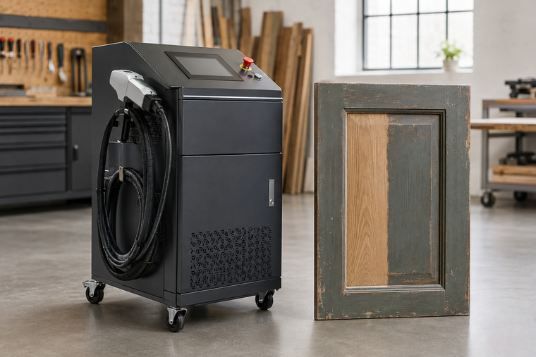 家具木材油漆激光清洗机 300W / 500W / 1000W